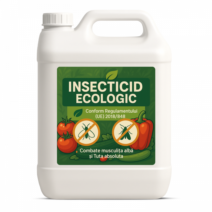INSECTICID ECOLOGIC – gata de folosire - Formulă biologică pe bază de Bacillus subtilis & Bacillus pumilus (≥ 1 × 10⁵ UFC / ml), 10 litri [3]