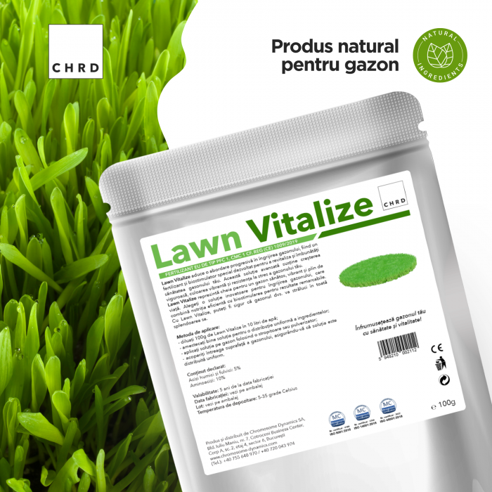 Lawn Vitalize, Produs natural pe baza de microorganisme si nutrienti pentru gazon, 100 g [2]