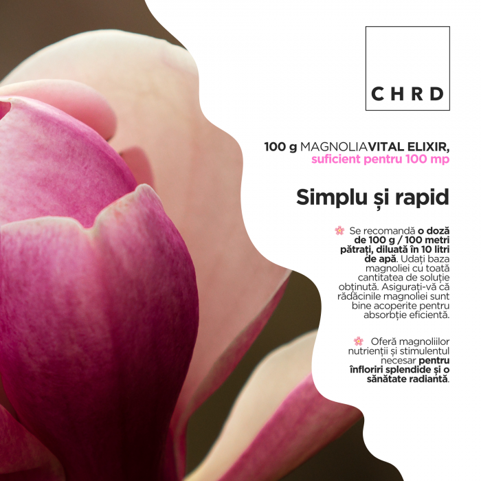 MagnoliaVital Elixir, Produs natural pe baza de microorganisme si acizi humici si fulvici pentru biostimularea magnoliei, 100 g doza unica [3]