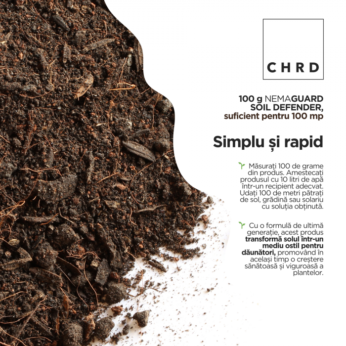 NemaGuard Soil Defender, Produs natural pentru biocontrolul viermilor si nematozilor din sol, 100 g [3]