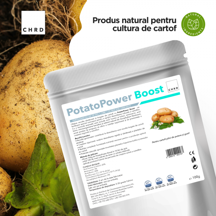 PotatoPower Boost, Produs natural pe baza de microorganisme si nutrienti pentru cultura de cartof, 100 g [2]