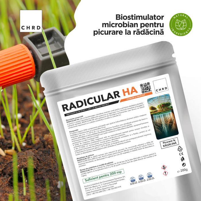 RADICULAR HA – FERTILIZANT EU DE TIP PFC 1, CMC 1 CF. REG. (CE) 1009/2019 Picurare la rădăcină, 200g [2]