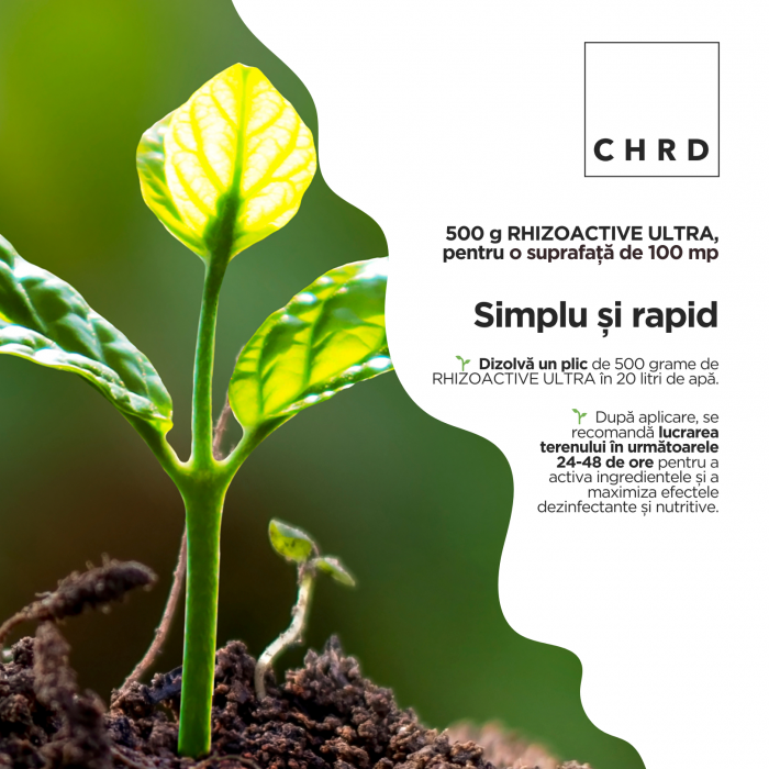 RHIZOACTIVE ULTRA – FERTILIZANT EU DE TIP PFC 1, CMC 1 CF. REG. (CE) 1009/2019 Dezinfectant de sol, 500g [3]