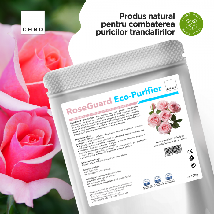 RoseGuard Eco-Purifier, Produs natural pentru combaterea puricilor trandafirilor, 100 g [2]