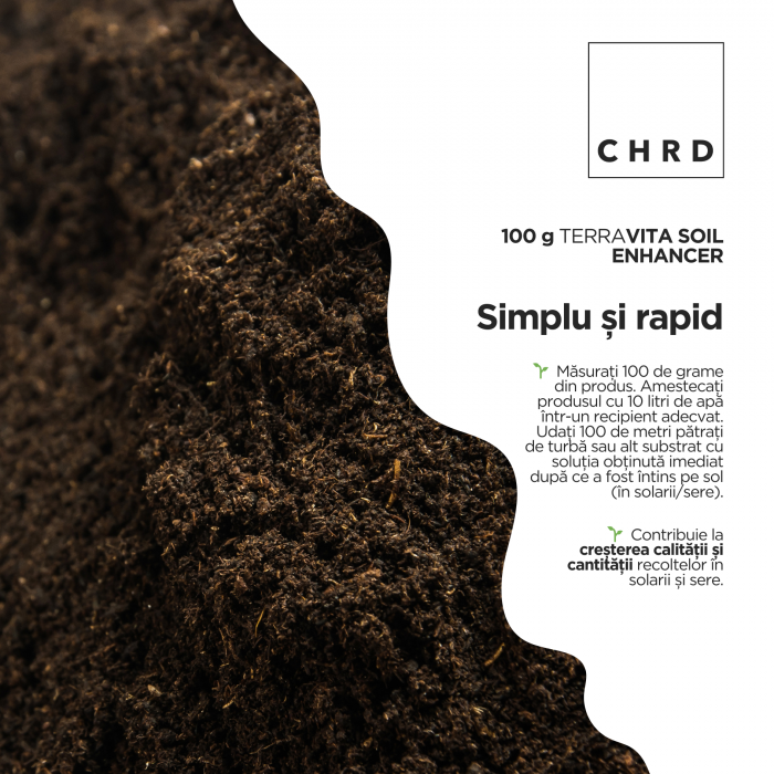 TerraVita Soil Enhancer, Amendament pe baza de microorganisme pentru sol si turba, 100 g [3]