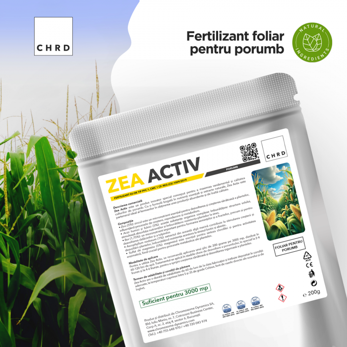 ZEA ACTIV – FERTILIZANT EU DE TIP PFC 1, CMC 1 CF. REG. (CE) 1009/2019 Foliar pentru porumb, 200g [2]