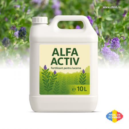 Bidoane 10 litri - ALFA ACTIV, Fertilizant anorganic lichid special pentru culturile de lucernă și trifoi, 10 litri