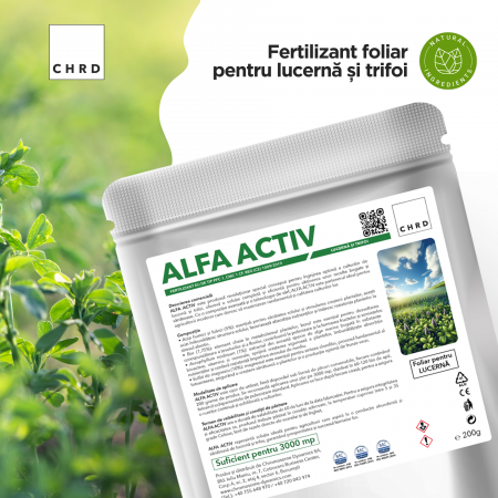 ALFA ACTIV – FERTILIZANT EU DE TIP PFC 1, CMC 1 CF. REG. (CE) 1009/2019 Foliar pentru lucernă și trifoi, 200g [1]