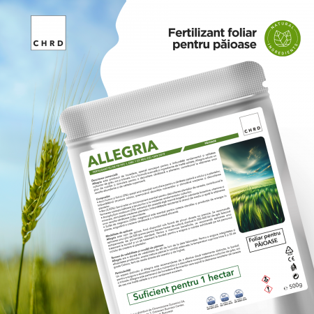 ALLEGRIA – FERTILIZANT EU DE TIP PFC 1, CMC 1 CF. REG. (CE) 1009/2019 Foliar pentru păioase, 500g [1]
