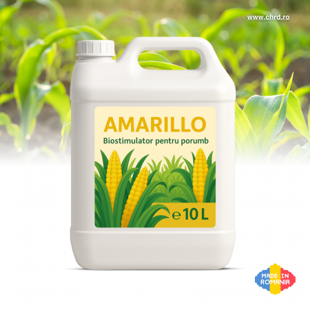 Bidoane 10 litri - AMARILLO, Biostimulator nemicrobian cu microelemente și acizi humici pentru porumb și sorg, 10 litri