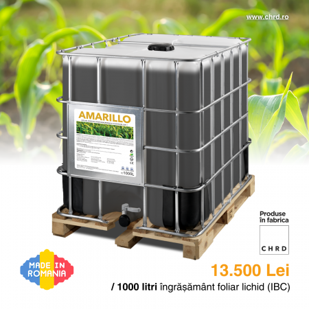 AMARILLO, Biostimulator nemicrobian cu microelemente și acizi humici pentru porumb și sorg, IBC 1000 litri