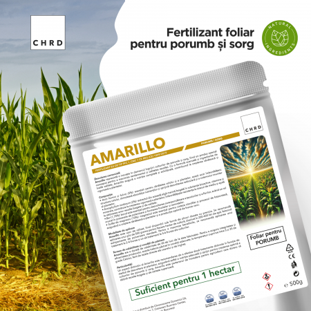AMARILLO – FERTILIZANT EU DE TIP PFC 1, CMC 1 CF. REG. (CE) 1009/2019 Foliar pentru porumb, sorg, 500g [1]