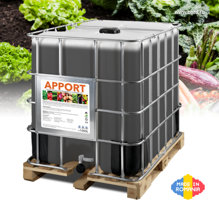 APPORT, Biostimulator nemicrobian cu microelemente și acizi humici pentru legume și fructe, IBC 1000 litri [1]