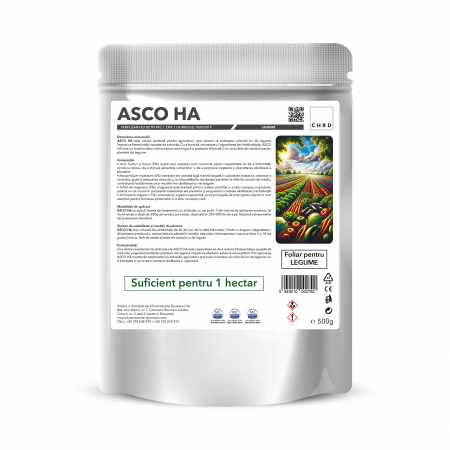 Fertilizanti 500g - ASCO HA – FERTILIZANT EU DE TIP PFC 1, CMC 1 CF. REG. (CE) 1009/2019 Foliar pentru legume, 500g