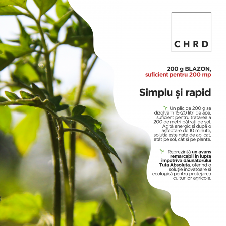 Blazon, curăță solul și plantele de Tuta Absoluta (ouă, larve, adulti), EU Fertilizer PFC1, CMC1, plic 200g [2]
