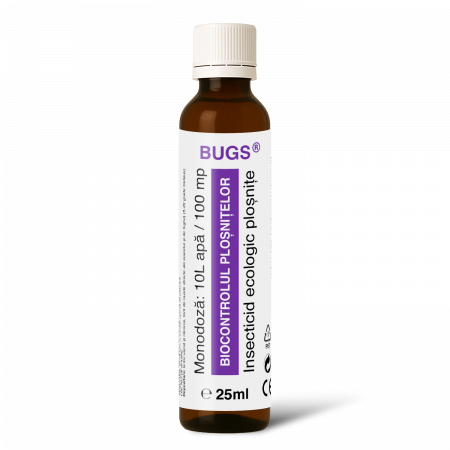 Monodoze 25ml - BUGS®, Insecticid biologic împotriva ploșnițelor, 100mp, 25ml