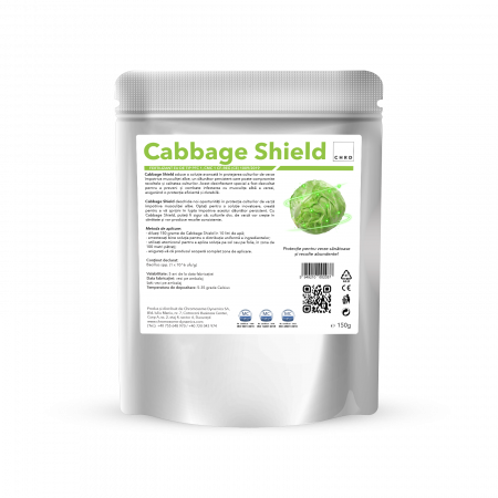 Bioinsecticide - Cabbage Shield, Produs natural pentru biocontrolul bolilor si daunatorilor verzei, 150 g