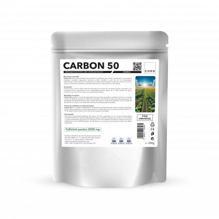 Fertilizanti 200g - CARBON 50 – FERTILIZANT EU DE TIP PFC 1, CMC 1 CF. REG. (CE) 1009/2019 Foliar universal, 200g