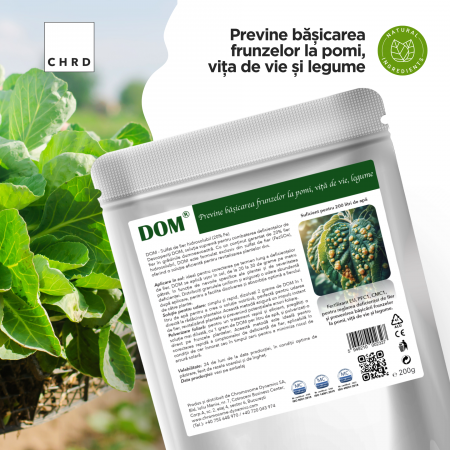 Dom, Previne basicarea frunzelor la pomi, vita de vie, legume, plic 200g [1]