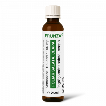 FRUNZA®, Îngrășământ foliar pentru salată și ceapă, 100mp, 25ml