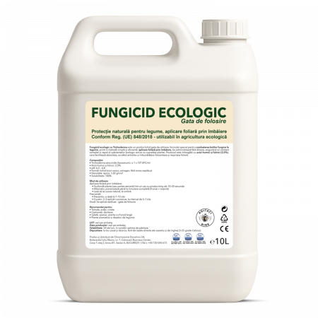 FUNGICID ECOLOGIC – gata de folosire - Formulă biologică pe bază de Trichoderma atroviride (harzianum) (≥ 1 × 10⁵ UFC / ml), 10 litri [3]