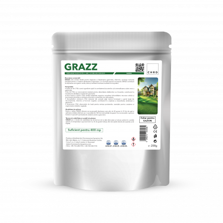 Biostimulatori - GRAZZ – FERTILIZANT EU DE TIP PFC 1, CMC 1 CF. REG. (CE) 1009/2019 Foliar pentru gazon, 200g
