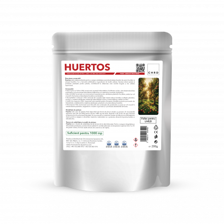 Fertilizanti 200g - HUERTOS – FERTILIZANT EU DE TIP PFC 1, CMC 1 CF. REG. (CE) 1009/2019 Foliar pentru livezi (pomi / arbuști fructiferi), 200g