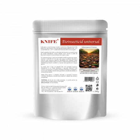 Bioinsecticide - Knife, Bioinsecticid universal, plic 200g