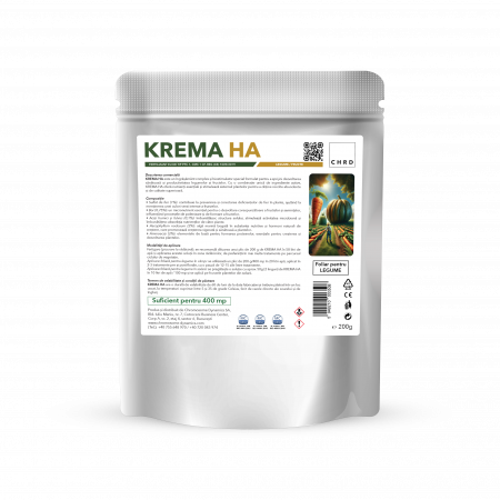Fertilizanti 200g - KREMA HA – FERTILIZANT EU DE TIP PFC 1, CMC 1 CF. REG. (CE) 1009/2019 Foliar pentru legume, fructe, 200g
