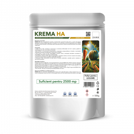 Fertilizanti 500g - KREMA HA – FERTILIZANT EU DE TIP PFC 1, CMC 1 CF. REG. (CE) 1009/2019 Foliar pentru legume, fructe, 500g
