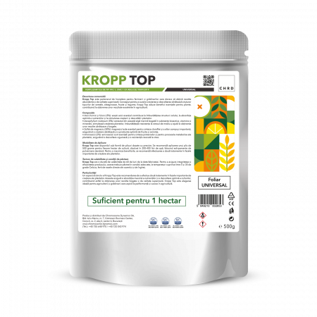 Fertilizanti 500g - KROPP TOP – FERTILIZANT EU DE TIP PFC 1, CMC 1 CF. REG. (CE) 1009/2019 Foliar universal, 500g