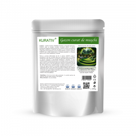 Fertilizanti hidrosolubili - Kurativ, Gazon curat de muschi si licheni, plic 200g