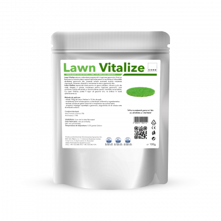 Gama plicuri - CHRD 100 (100g) - Lawn Vitalize, Produs natural pe baza de microorganisme si nutrienti pentru gazon, 100 g