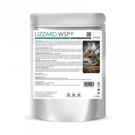 Fertilizanti 500g - LIZZARD WSP, Biostimulator pentru descompunerea paielor, doza pentru 1 hectar, 500 g