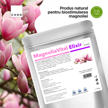 MagnoliaVital Elixir, Produs natural pe baza de microorganisme si acizi humici si fulvici pentru biostimularea magnoliei, 100 g doza unica [1]