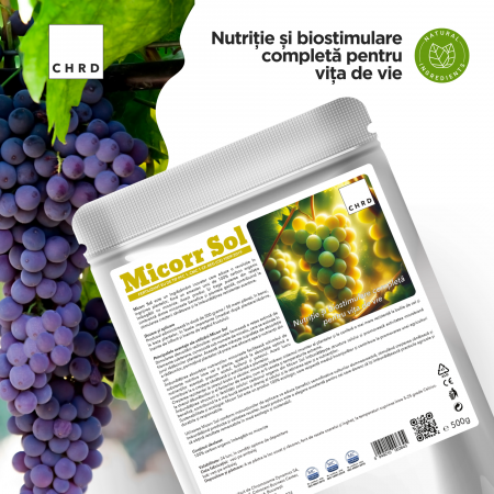 Micorr Sol - Nutriție și biostimulare completă pentru vița de vie, 500g [1]