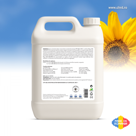 NARANJA, Biostimulator nemicrobian cu microelemente și acizi humici pentru floarea-soarelui, 10 litri [1]