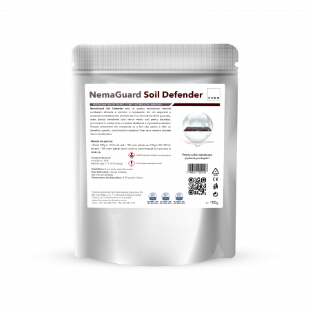 Gama plicuri - CHRD 100 (100g) - NemaGuard Soil Defender, Produs natural pentru biocontrolul viermilor si nematozilor din sol, 100 g