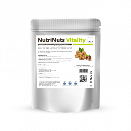 Gama plicuri - CHRD 100 (100g) - NutriNuts Vitality, Produs natural pe baza de microorganisme si nutrienti pentru nuci si aluni, 100 g