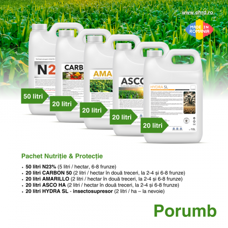 Pachete 2025 - Pachet complet 10 ha Porumb Nutriție & Protecție