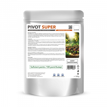 PIVOT SUPER – FERTILIZANT EU DE TIP PFC 1, CMC 1 CF. REG. (CE) 1009/2019 Agent înrădăcinare (pomi fructiferi, viță de vie), 500g