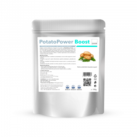 Gama plicuri - CHRD 100 (100g) - PotatoPower Boost, Produs natural pe baza de microorganisme si nutrienti pentru cultura de cartof, 100 g
