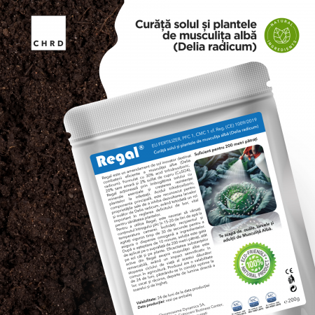 Regal, curăță solul și plantele de musculița albă (Delia radicum), EU Fertilizer PFC1, CMC1, plic 200g [1]