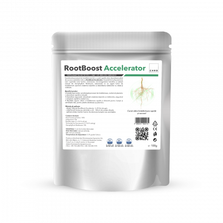 Gama plicuri - CHRD 100 (100g) - RootBoost Accelerator, Produs natural pe baza de microorganisme pentru dezvoltarea de radacini puternice si numeroase, 100 g