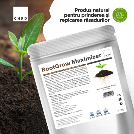 RootGrow Maximizer, Produs natural pe baza de microorganisme pentru prinderea si repicarea rasadurilor, 100 g [1]