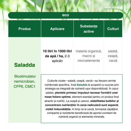 SALADDA, Biostimulator nemicrobian pentru salată, ceapă și varză, IBC 1000 litri [2]
