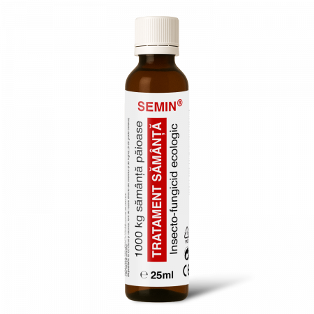 Monodoze 25ml - SEMIN®​​​​​​, Tratament ecologic  2 în 1 pentru sămânță, 1000 kg, 25ml