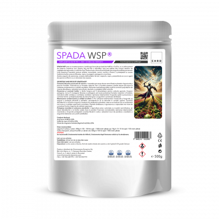 Bioinsecticide - SPADA WSP, Insectosupresor si bioprotector natural pentru legume, fructe, pomi fructiferi si vita de vie, doza pentru 1000 mp, 500 g