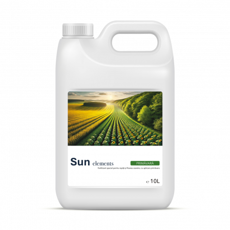 Sun Elements Primăvară, Fertilizant foliar pentru floarea-soarelui și rapiță cu aplicare primăvara, CFP 1, CMC 1, 10 litri