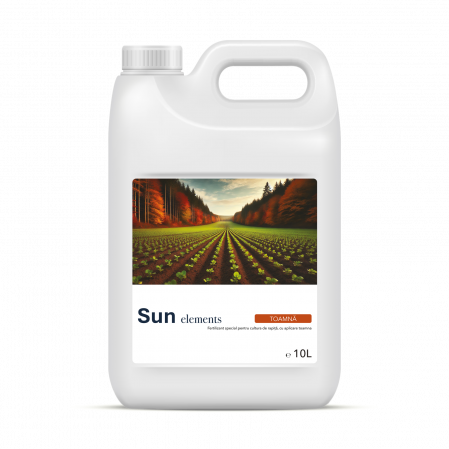 Sun Elements Toamnă, Fertilizant foliar pentru floarea-soarelui și rapiță cu aplicare toamna, CFP 1, CMC 1, 10 litri